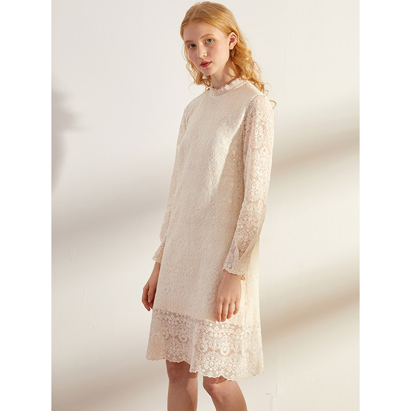 配大衣中长款毛衣裙仙女2020连衣裙 兰洛琳连衣裙