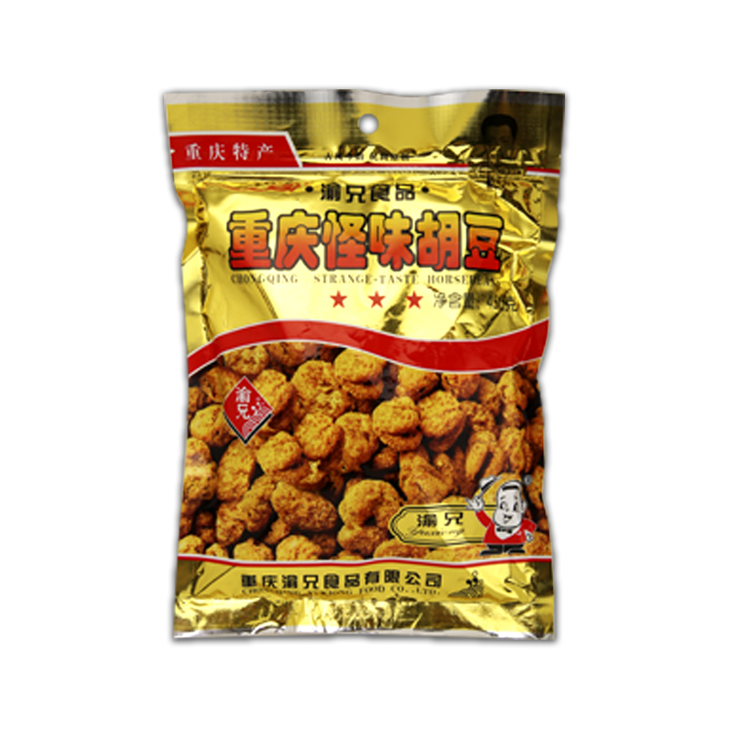 李二哥重庆特产渝兄怪味胡豆450g*3麻辣蚕豆老字号小吃零食兰花豆 - 图3