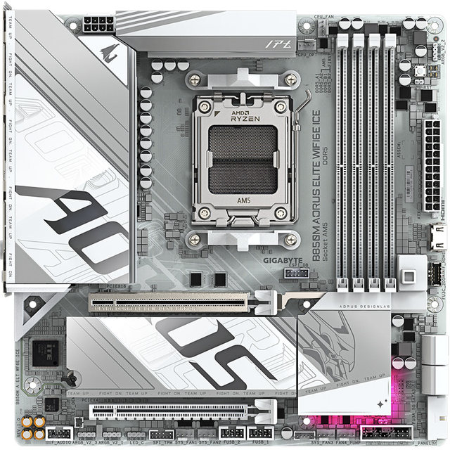GIGABYTE B850M AORUS ELITE WIFI6E ICE ice sculpture motherboard supports AM5 9700X