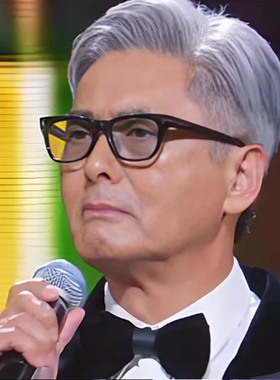 周润发同款墨镜透明浅蓝色眼镜