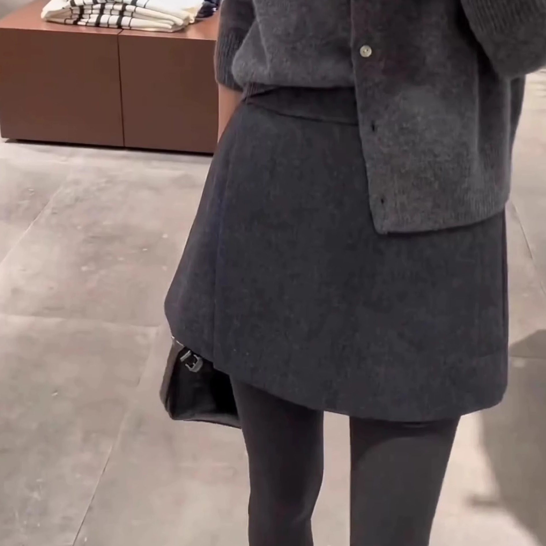 不规则毛呢裙裤加厚短裤大码冬高腰遮肚外穿打底a字休闲阔腿靴裤,淘宝优惠券,粉丝福利购,淘宝优惠卷