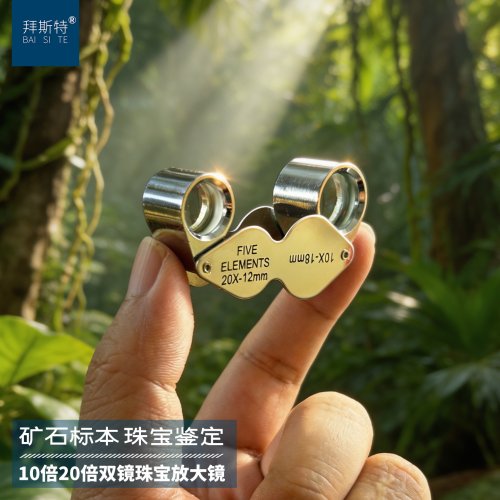 地质勘探专用放大镜扩10倍看矿石宝石20玉石翡翠钻石珠宝佛牌矿物 - 图1