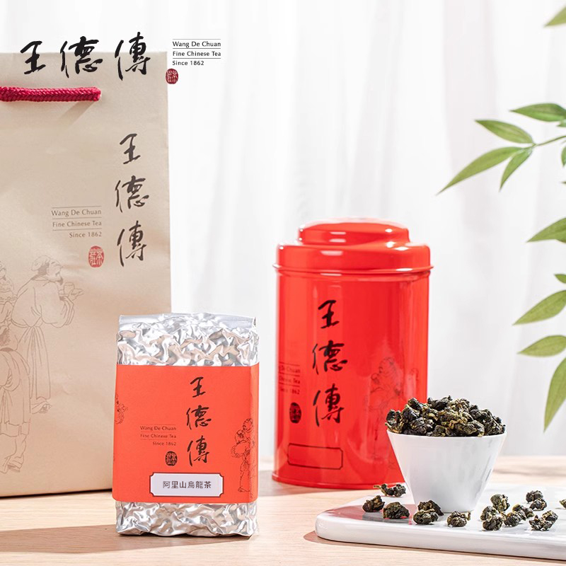 王德传台湾高山茶阿里山乌龙茶150g罐装原装进口茶叶送礼推荐-图3