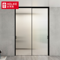 Good Lay guest Changhong glass door customised extremely simple wind Indoor door Push Ramen Kitchen Door Cloakroom Cabinet Door Customised