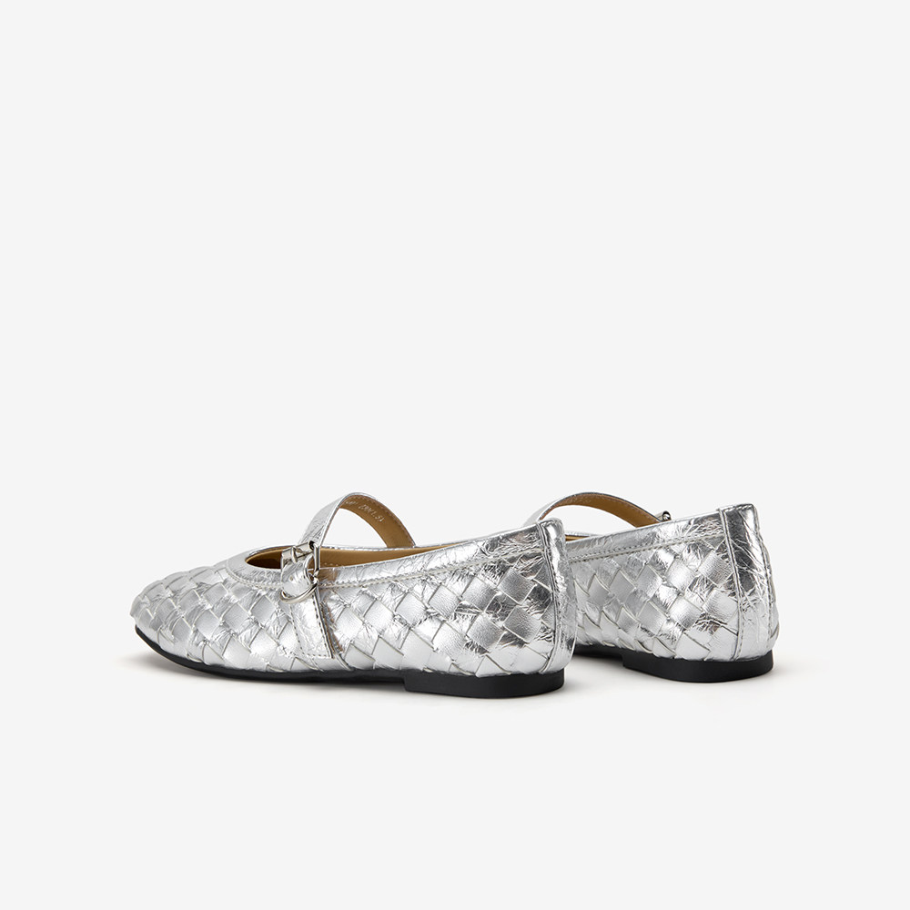 Bata玛丽珍鞋女2026春季新款舒适通勤时尚浅口编织单鞋29101AQ6,淘宝优惠券,粉丝福利购,淘宝优惠卷