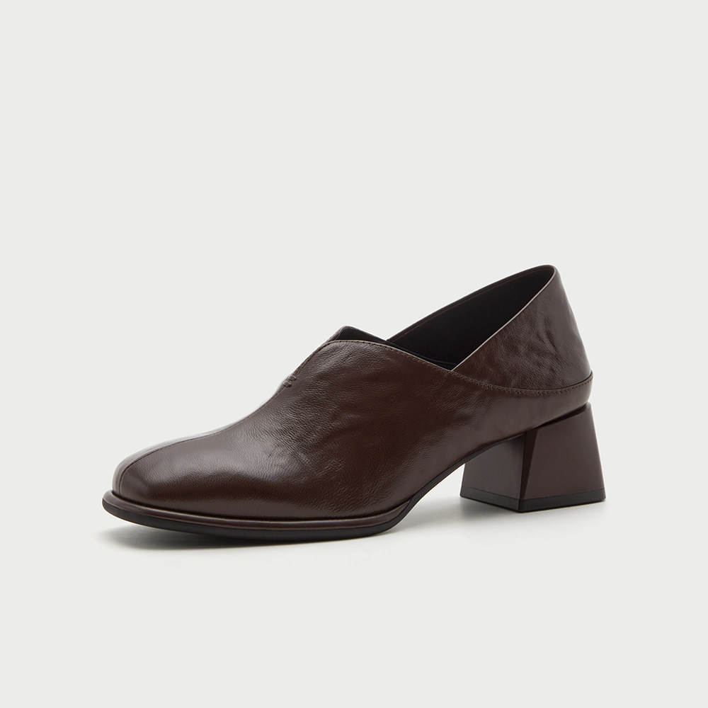 Bata深口单鞋女2026春季商场新款时尚粗跟抓纹羊皮单鞋AAH23AM6,淘宝优惠券,粉丝福利购,淘宝优惠卷