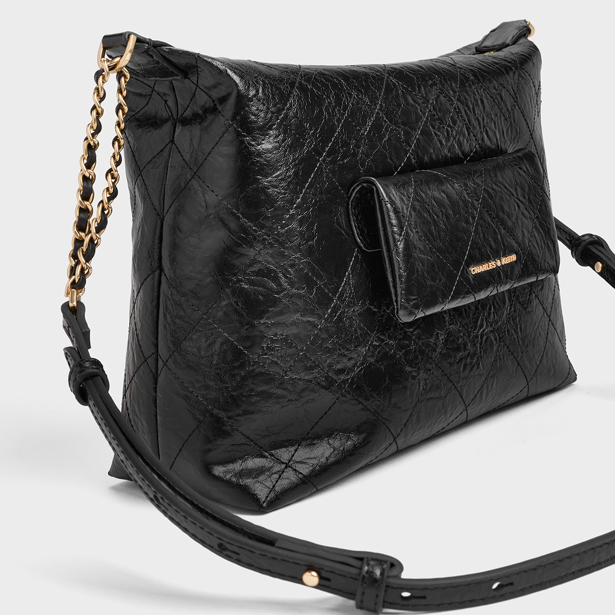 CHARLES&KEITH26春新品CK2-40671847大容量通勤托特包单肩斜挎包,淘宝优惠券,粉丝福利购,淘宝优惠卷