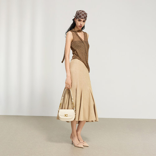 [520礼物]CHARLES&KEITH26夏CK2-80671870简约腋下包斜挎包豆腐包 - 图1