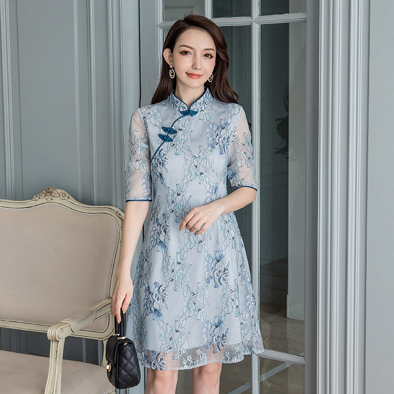 少女年轻款中国风2020夏季连衣裙 jossepon旗袍