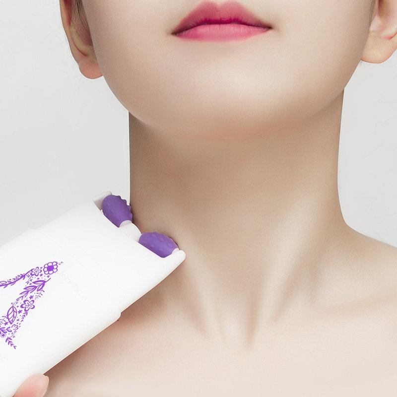 厘雅六胜肽v形滚轮美颈霜按摩仪 ilisya天丽芙蓉化妆品专卖颈霜