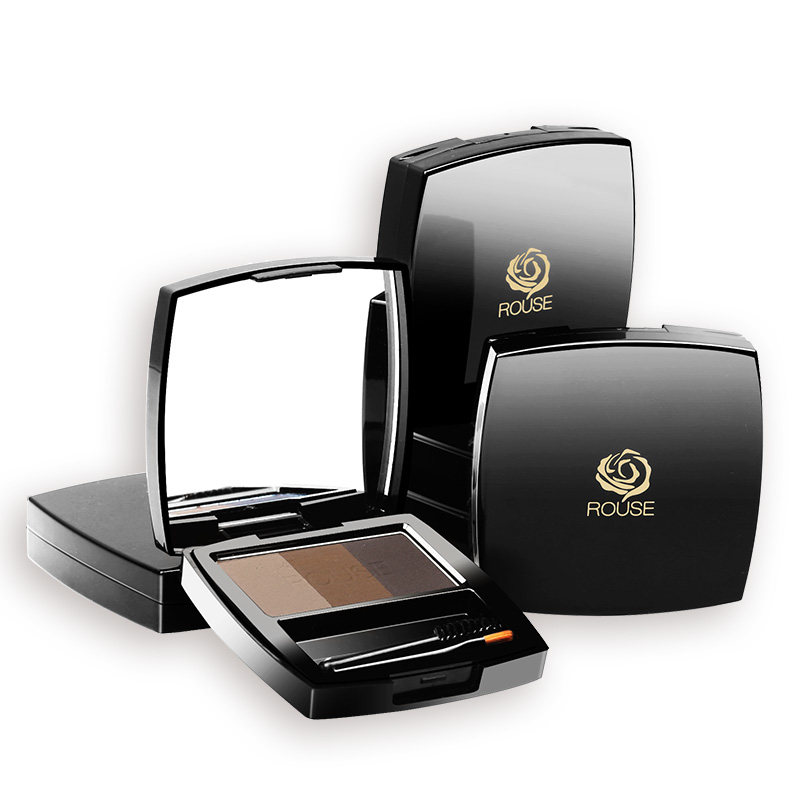 柔色三色眉粉防水防汗不易自然画眉 ilisya天丽芙蓉化妆品专卖眉笔/眉粉/眉膏