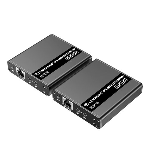 朗强LQ222/666P高清HDMI网线延长器转rj45单网络4K60HZ环路输出3.5MM音频分离USB键盘鼠标KVM延伸70米 - 图0