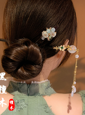 慕斯里古风汉服流苏发簪