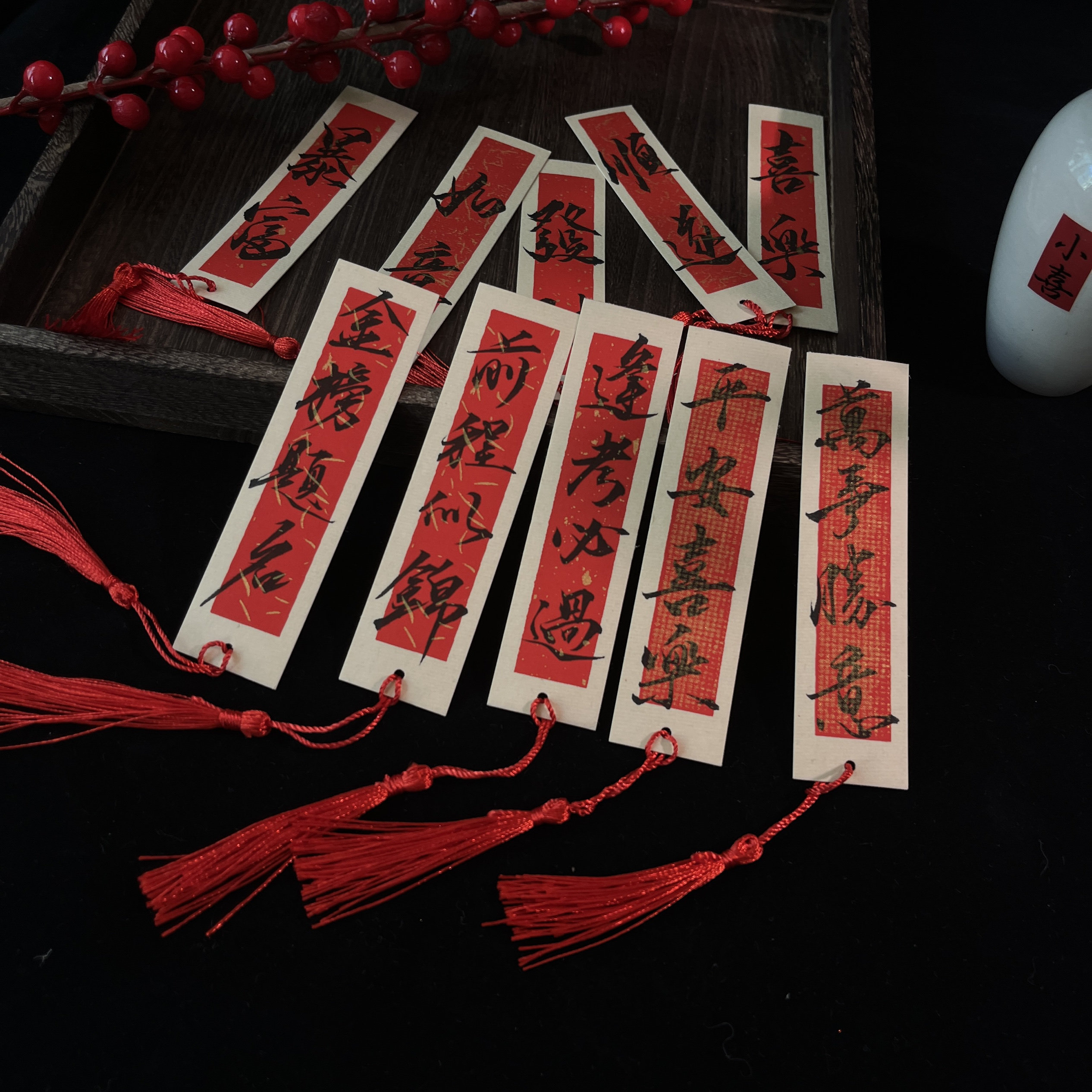 手写书法定制书签古风中式学生版简约高档毕业祝福礼品可DIY创意,淘宝优惠券,粉丝福利购,淘宝优惠卷