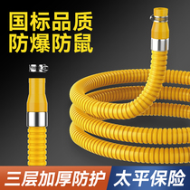 Home gas fuel gas pipe explosion-proof metal stainless steel bellows liquid gas gas stove special hose