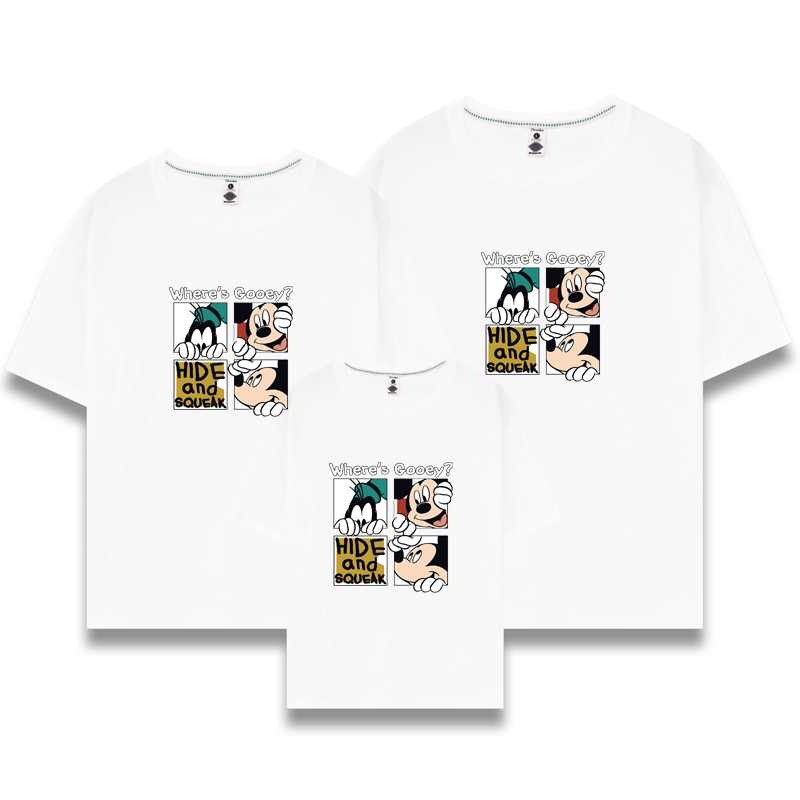 网红亲子装夏装一家三口四口高端洋气母女母子装短