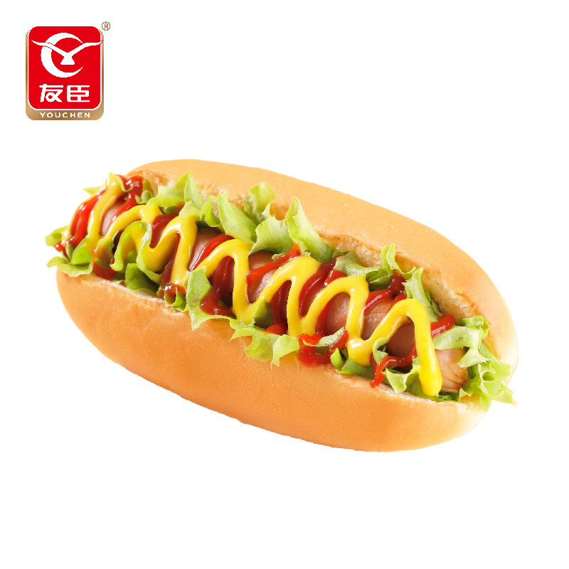 友臣经典热狗香肠面包美式风味休闲早餐营养代餐点心成品早餐汉堡