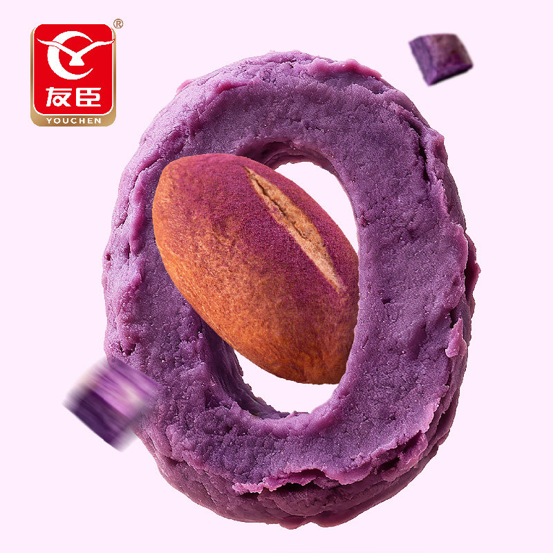 友臣官方紫薯夹心面包杂粮包饱腹整箱小零食健康学生营养早餐面包,淘宝优惠券,粉丝福利购,淘宝优惠卷