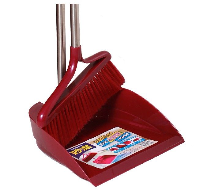 妙洁扫帚簸箕组合塑料扫把簸箕套装软毛木地板笤帚不锈钢杆子,淘宝优惠券,粉丝福利购,淘宝优惠卷