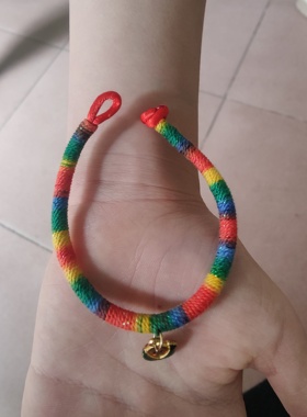 端午节五彩红绳手链搭配合金滴油小粽子吊坠子男女童款民族风情侣