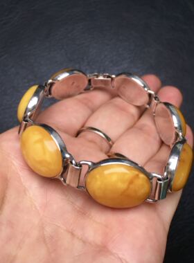 纯银镶嵌德国手链