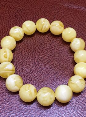 天然俄料蜡质手串