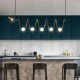 Designer led island restaurant chandelier light luxury high-end