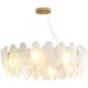 Crystal ceiling lamp living room lamp Hong Kong style light luxury bedroom lamp