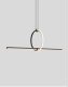 Modern minimalist LED round Nordic restaurant line light