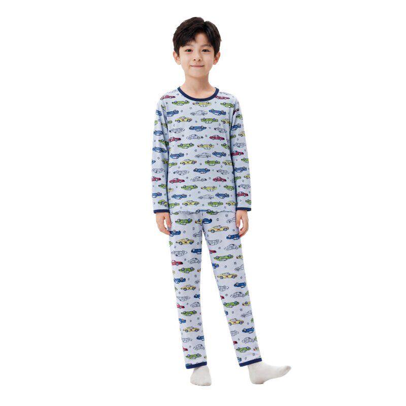 Children's underwear set, autumn and winter new products, Ecoskin, medium and large children's autumn clothes and long pants set, boys' home clothes, pajamas, new
