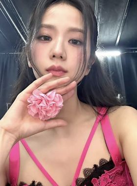 jisoo同款手摇花flower打歌道具