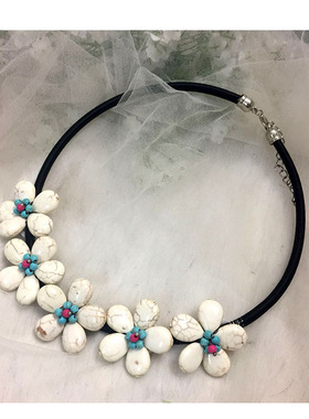 波西米亚风绿松石水晶时尚饰品