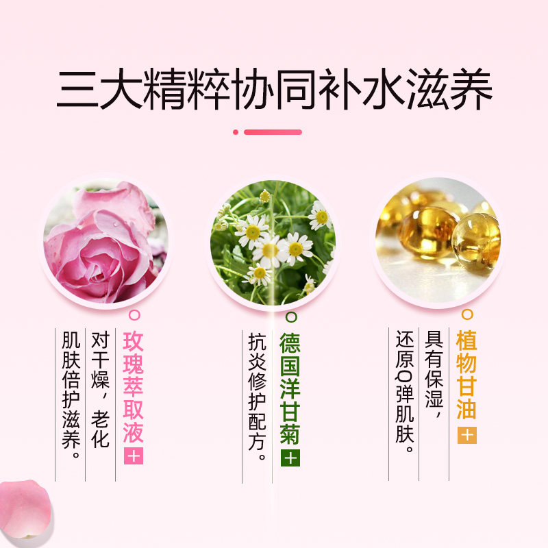 德国小甘菊玫瑰中秋礼盒闺蜜护手霜 herbacin化妆品护手霜