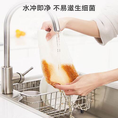 3M思高抹布竹纤维吸水厨房洗碗布洗碗巾不易掉毛不易沾油透气 - 图1
