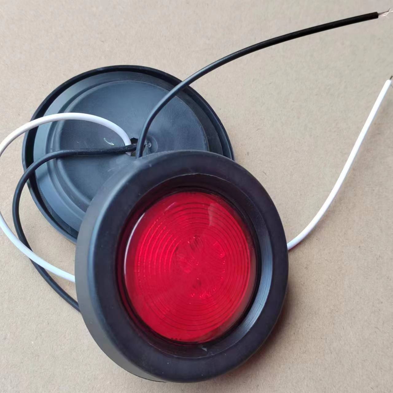 中集挂车示宽灯示高圆形角灯骨架栏板边灯2寸小圆灯货车集装箱24V - 图3