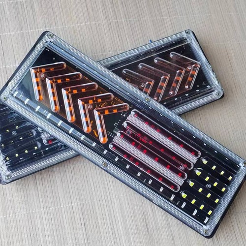 流光LED巨能王后尾灯半挂车货车电子尾灯总成倒车灯转向灯高亮24V - 图3