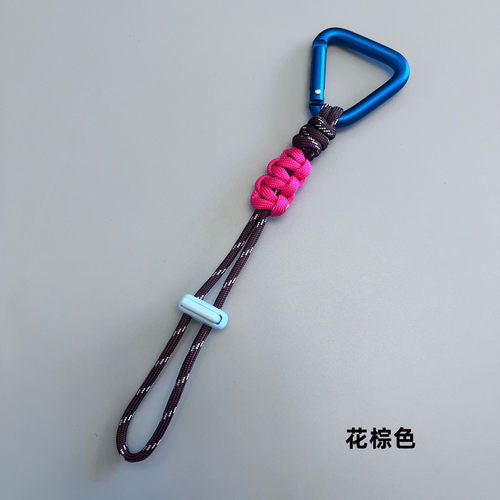 水瓶挂扣登山扣矿泉水挂绳户外背包饮料挂钩伞绳手工编织徒步配件 - 图3