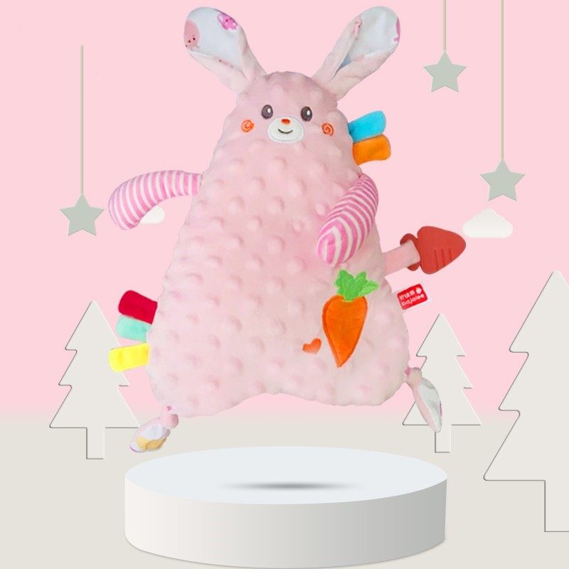 豆豆安抚巾婴儿可入口0-6个月宝宝安抚玩偶睡觉神器益智毛绒玩具,淘宝优惠券,粉丝福利购,淘宝优惠卷