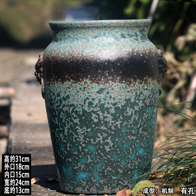 粗陶透气花盆陶瓷多肉盆高筒陶罐三角梅冬青陶盆蕙兰盆景盆宜兴盆,淘宝优惠券,粉丝福利购,淘宝优惠卷