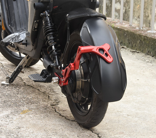 守护者适用九号电动车配件改装N70c/m95c/80/90c/100加长后挡泥板 - 图0