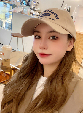 韩国代购鸭舌帽女春秋软顶时尚款
