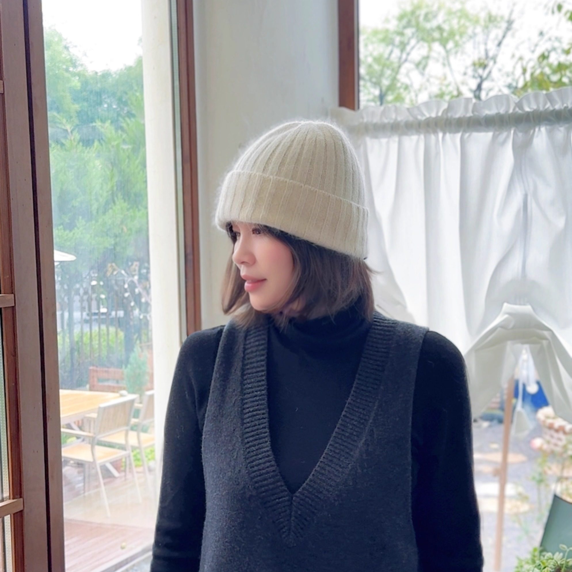 兔毛保暖毛线帽子女冬韩国东大门代购百搭针织护耳帽冷帽护耳帽潮,淘宝优惠券,粉丝福利购,淘宝优惠卷