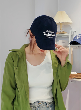 韩国代购安可拉红棒球帽子女秋冬