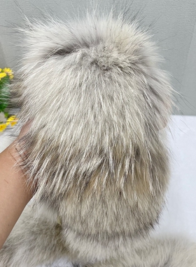 加拿大大鹅毛领进口狼毛超大科考
