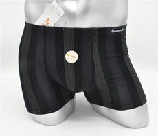 Трусы nowbelle/暖倍儿内裤男士莫代尔条纹平角内裤舒适亲肤透气正品