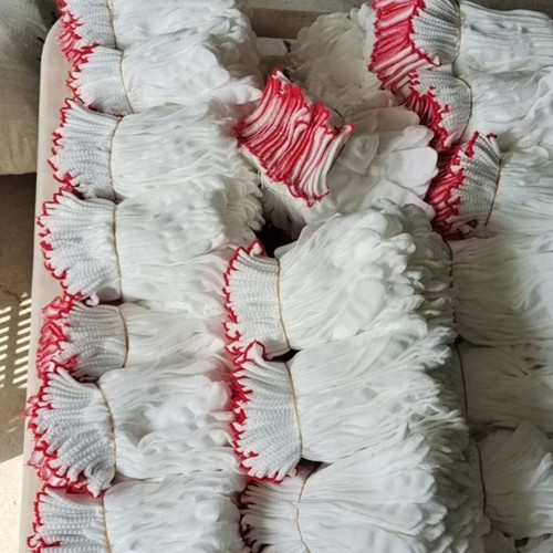 整袋子1200双劳保针织尼龙线手套 弹性薄款白色无尘作业 采茶手套 - 图0