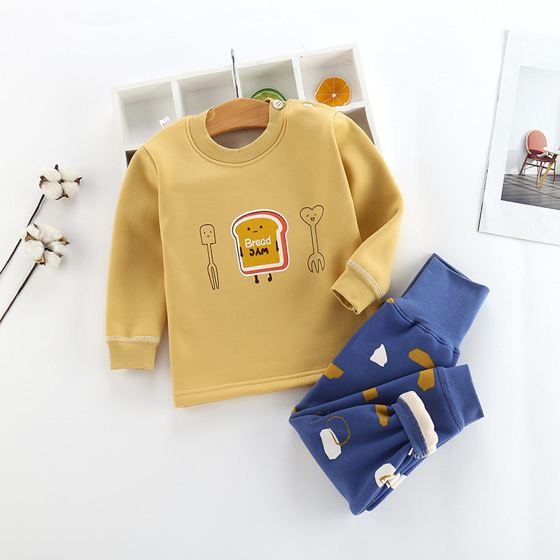 宝宝保暖衣套装加绒内衣加厚秋衣秋裤护肚0秋冬1-3岁纯棉男女婴儿,淘宝优惠券,粉丝福利购,淘宝优惠卷