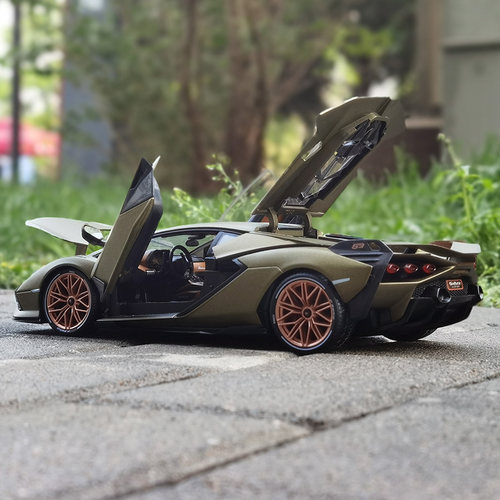 比美高 1:18 兰博基尼Sian FKP37 合金跑车汽车模型静态收藏车模 - 图1