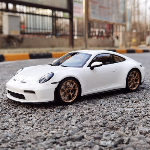 迷你切 1/18 保时捷911 (992)GT3 TOURING 2022 树脂汽车模型车模 - 图0