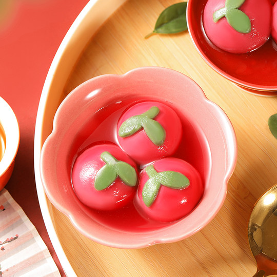 Daoxiang private house Wanshi Ruyi glutinous rice balls with black sesame filling and peanut kernels in various flavors Lantern Festival persimmon glutinous rice balls